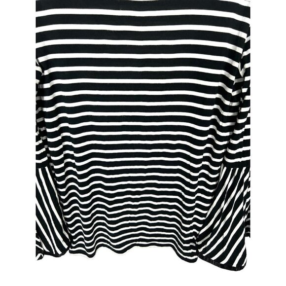 Maette striped top with bell sleeves‎ - Picture 3 of 7